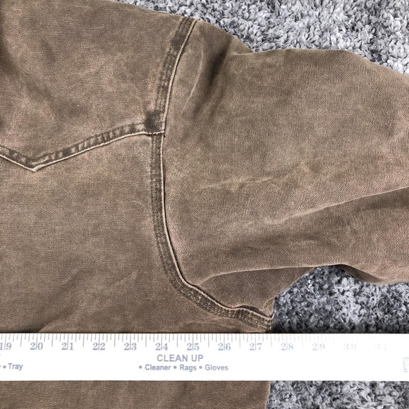 Vintage Carhartt Coat Mens XL Brown Canvas Blanket Lined Corduroy C52 CHT - Picture 7 of 12